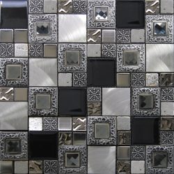 Mozaika Frame Silver_30x30