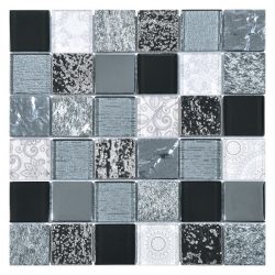 Mozaika Elements Black_30x30
