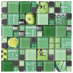 Mozaika Carnaval Green_30x30